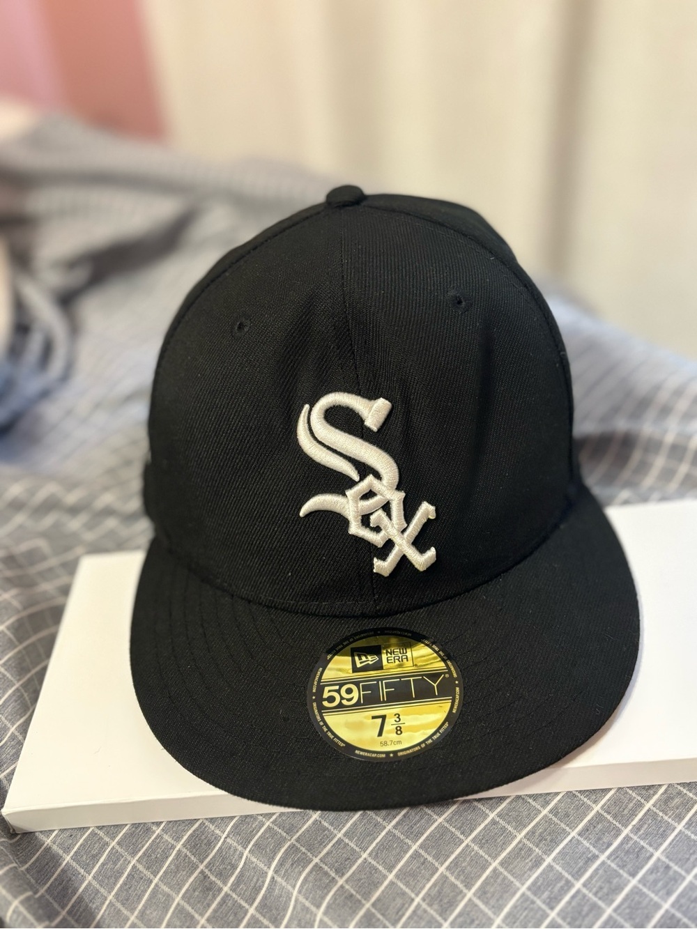 New Era Black 59FIFTY Fitted Cap Interior Branding